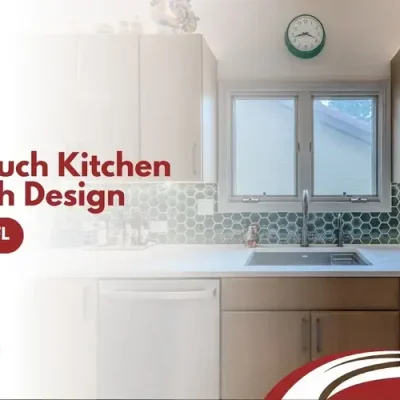 Functional kitchen remodel in Vero Beach, FL featuring stylish cabinetry and backsplash by Final Touch Kitchen and Bath Design
