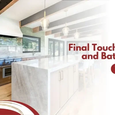 Modern Vero Beach kitchen remodel with marble island, wood cabinetry, and exposed ceiling beams