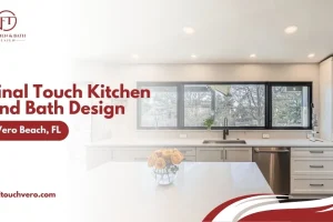 Modern Vero Beach kitchen remodel with sleek cabinets and island